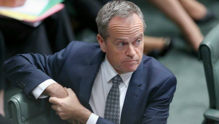Opposition Leader Bill Shorten said "the only ethical course of action that Malcolm Turnbull has is to sack George Brandis and he should sack George Brandis today". Photo: Alex Ellinghausen