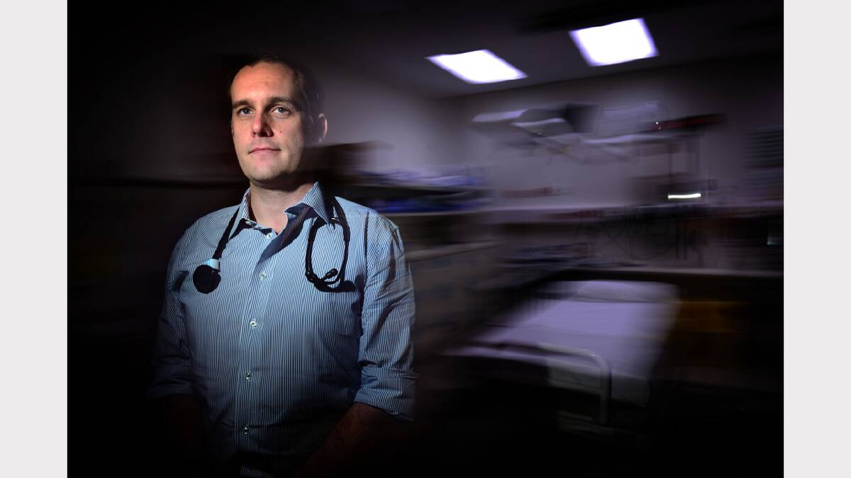 Dr Lindsay Tyrrell, senior registrar in emergency medicine at the Launceston General Hospital, says road trauma can have a lasting effect on not just patients, but also the family of patients and hospital staff. Picture: Scott Gelston