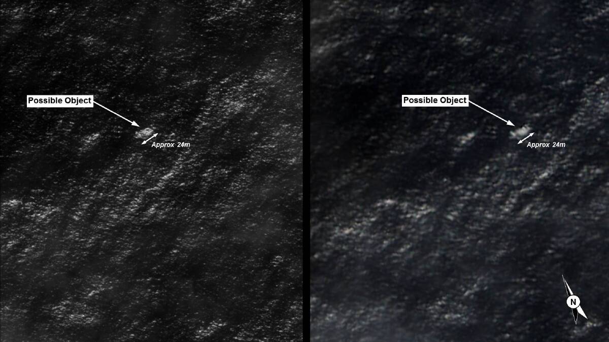 The Australia Maritime Safety Authority has released satellite photos of the objects possibly related to the MH370 search.