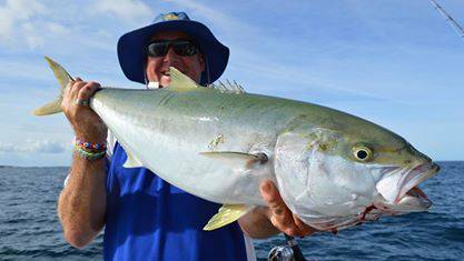 COL'S KING: Wazza, and his crew including brother Col Stubbs of Narooma who was out for a play day killed it again on Tuesday with some hefty kingfish at Montague Island. (9/4/14)