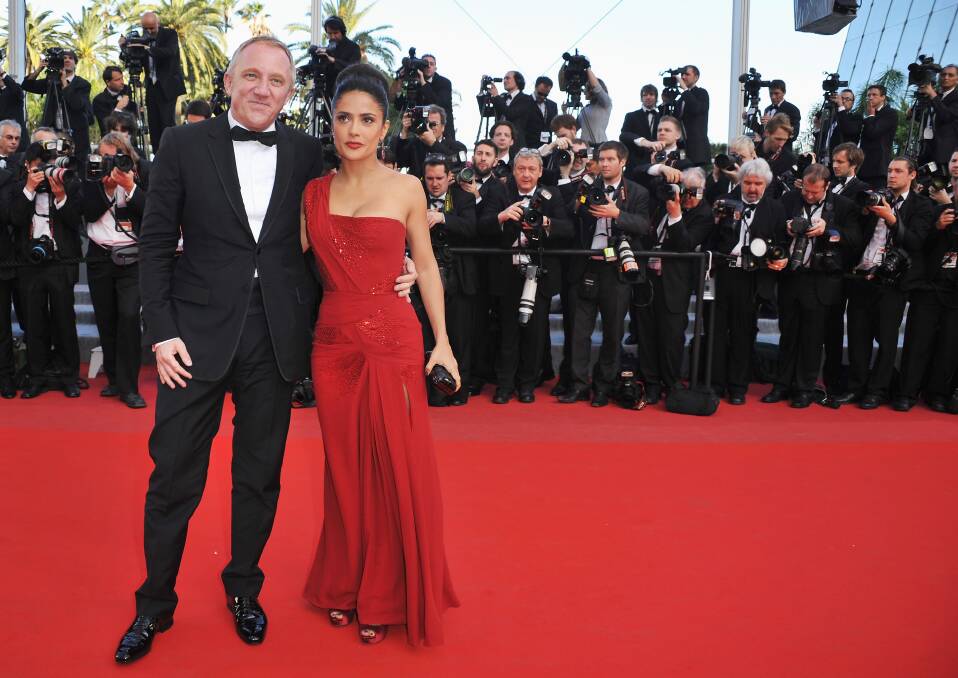 Screen siren Salma Hayek married French billionaire Francois-Henri Pinault at Cannes in 2010. Picture: Getty Images