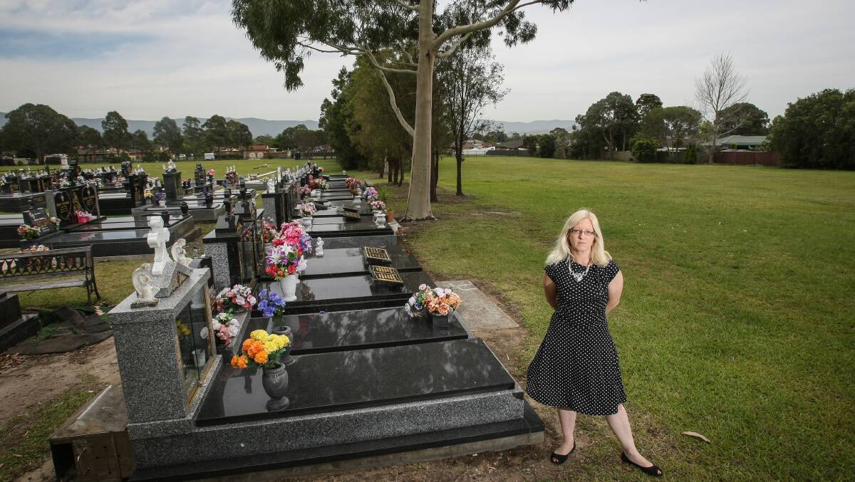 Shellharbour Councillor Kellie Marsh moved a Notice of Motion at the last council meeting for a report on the viability of a new cemetery for the region. Picture Dylan Robinson
