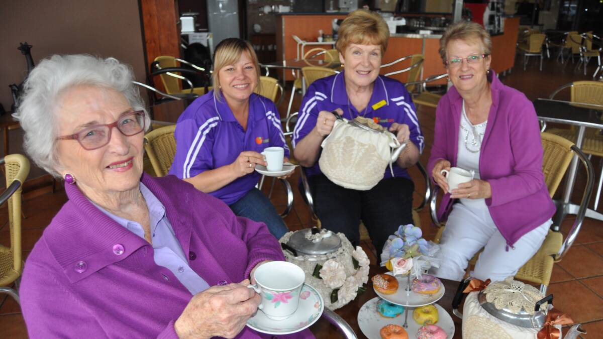 Shellharbour City Community Church members Merilyn Taylor, Karen Mathews, Kay Lucans and Daryl Maloney begin to prepare for a High Tea for Destiny Rescue. Picture Eliza Winkler