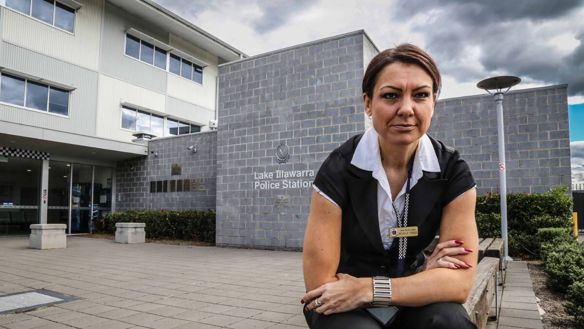 Funding has been pulled for the service for domestic violence support service at the police station and Michelle Trenga is not impressed. Picture: GEORGIA MATTS
