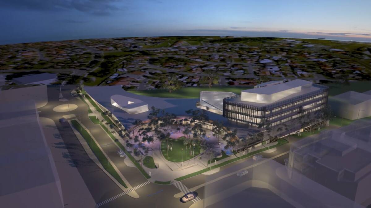 Images of proposed Shellharbour city hub March 2014.