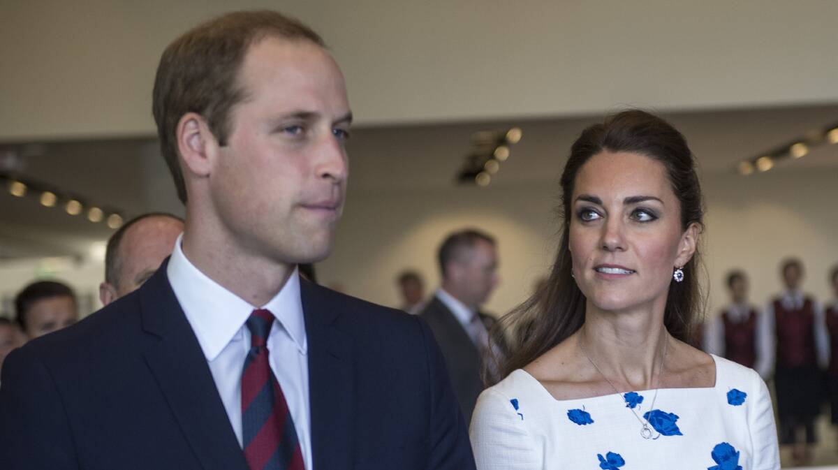  Catherine, Duchess of Cambridge and Prince William, Duke of Cambridge in Brisbane on Saturday.  (Photo by Arthur Edwards - Pool/Getty Images)