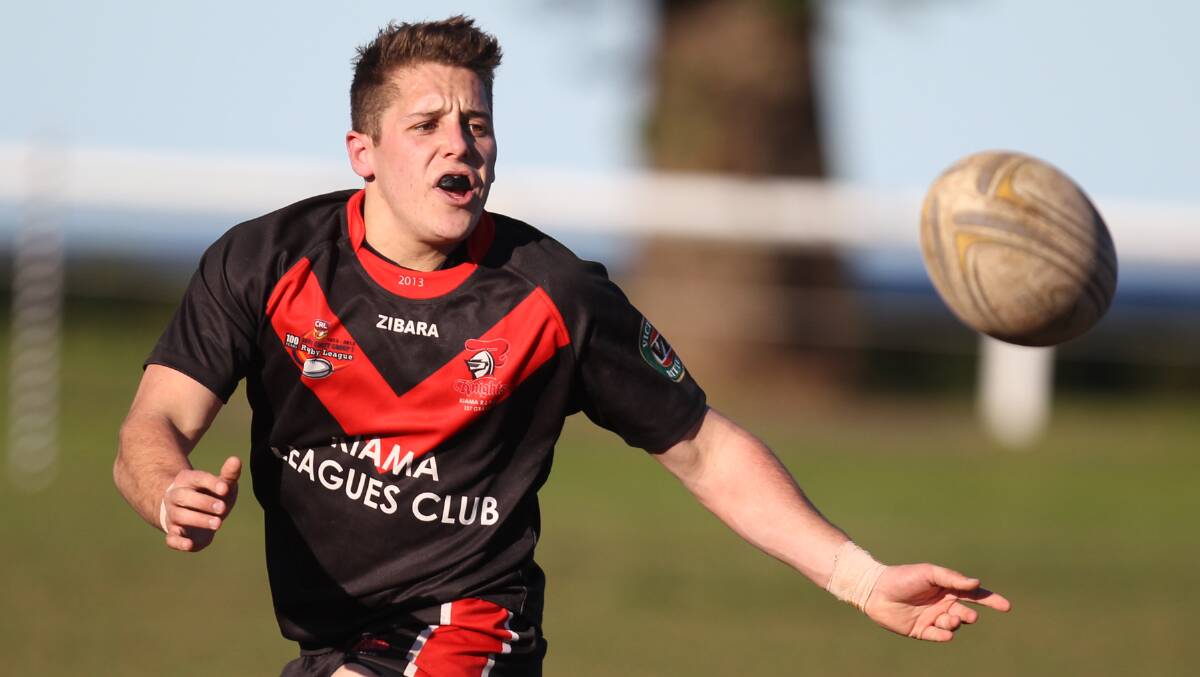 Kiama Knights young half Jack Alexander who will shoulder more responsibility this season. Picture: DAVID HALL