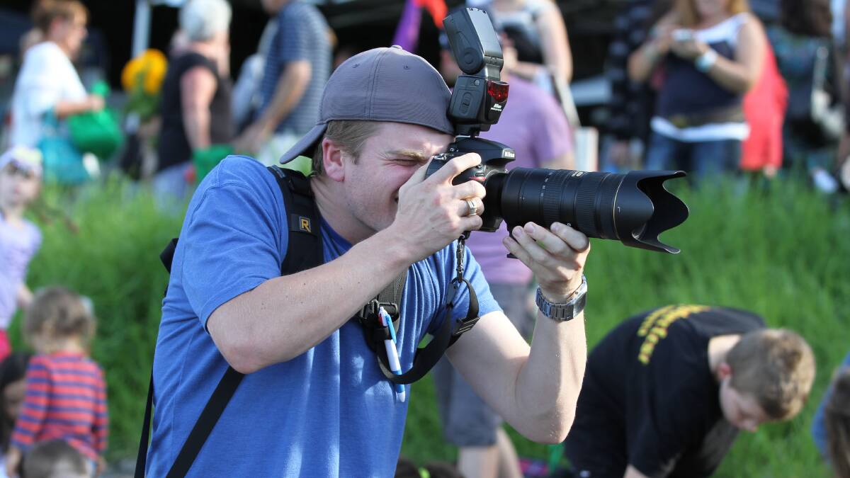 Kiama Independent photographer Albey Bond had fun capturing the Easter Egg action.