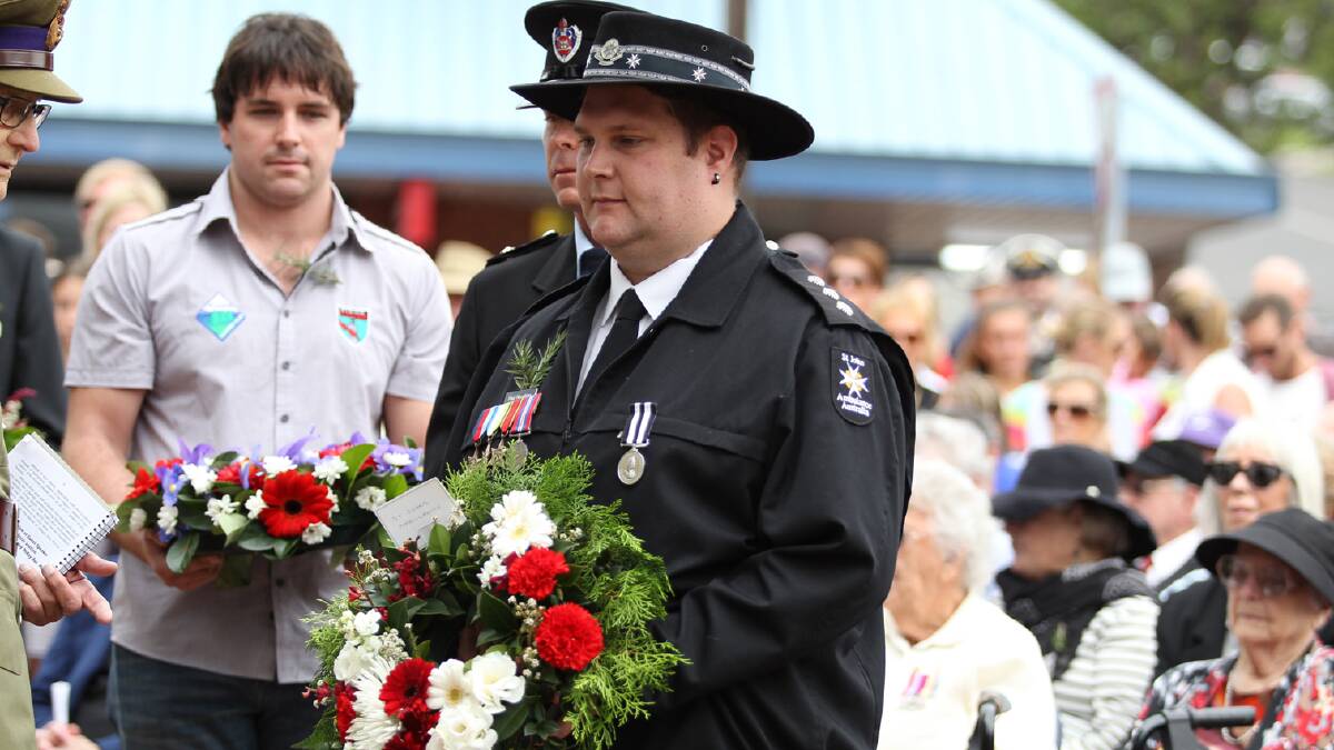 The crowds turned out in ideal weather conditions to enjoy Friday's Anzac Service.
