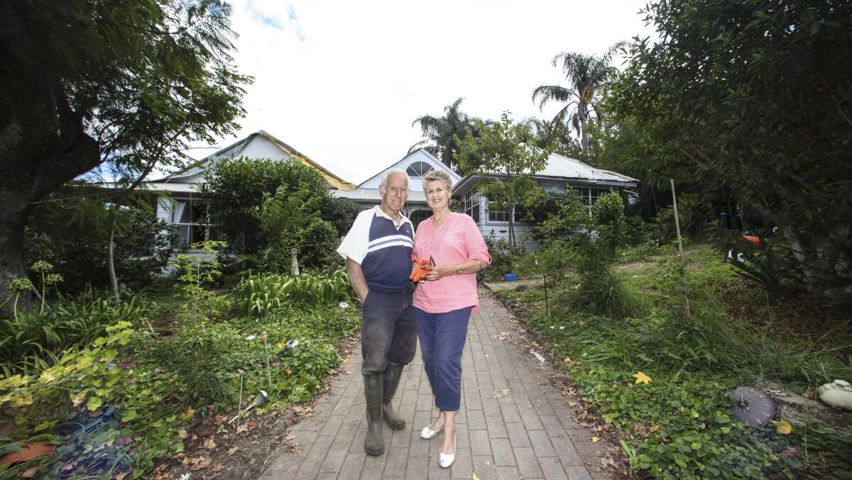 Brian and Kay Robinson - looking forward to getting back into their family home. Picture: DANIELLE CETINSKI