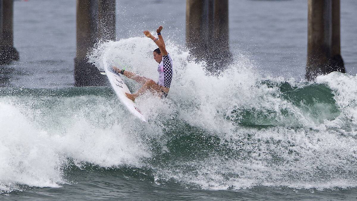 Tyler Wright in action during the final of the Vans US Open.
