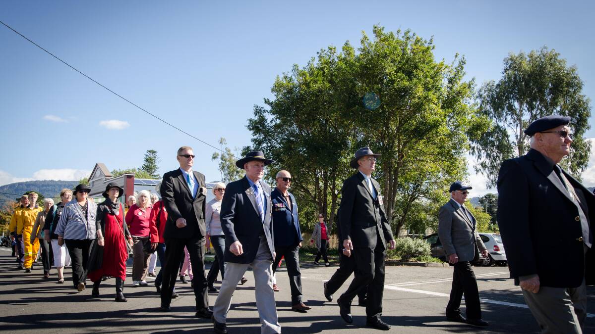 Saturday was a big day in Jamberoo, with a large crowd gathering to remember the fallen at the annual Anzac service.