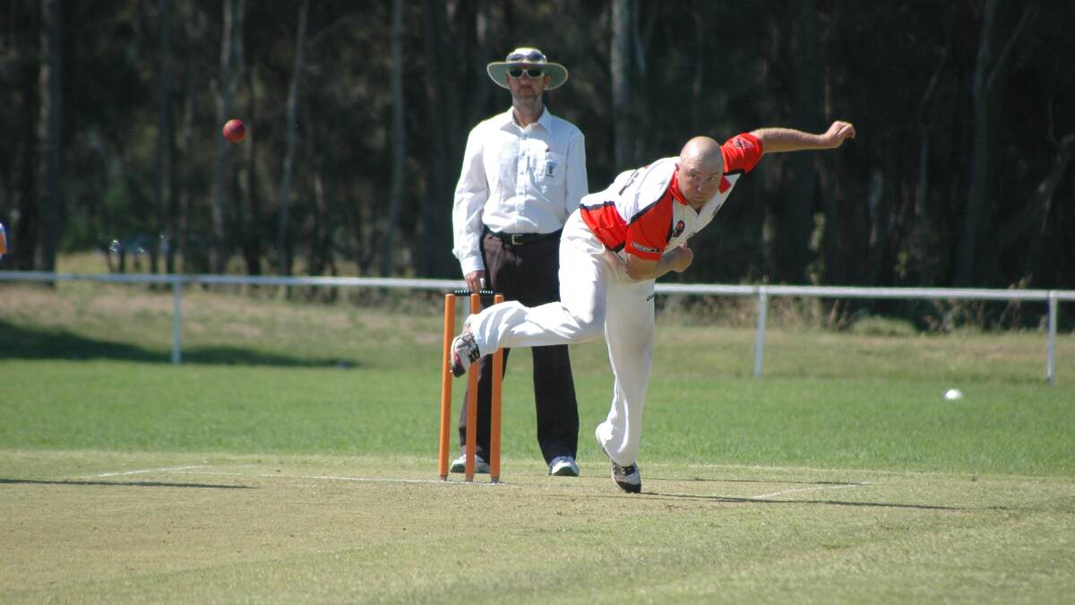 BATEMANS BAY: Batemans Bay first grade player Andrew Malcolm collected four wickets against Ulladulla United on Saturday.  