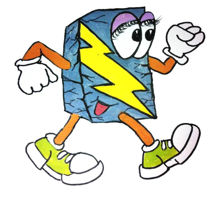 The proposed mascot for the walking track. 