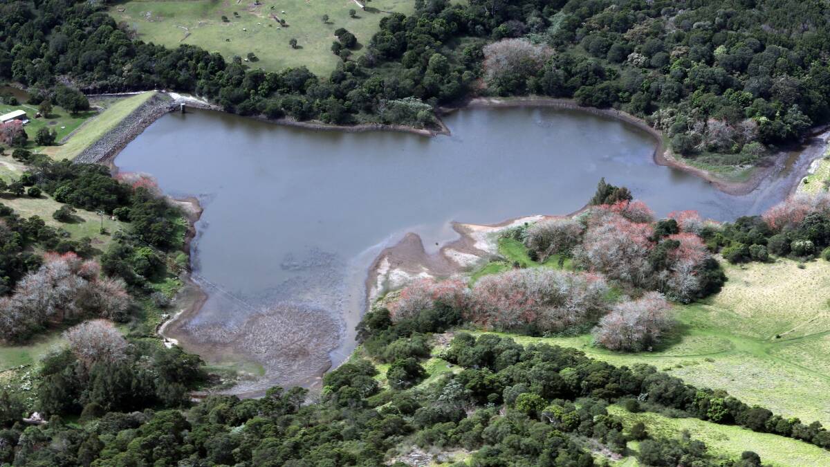 Jerrara Dam near Jamberoo will soon be decommissioned. Picture: ROBERT PEET