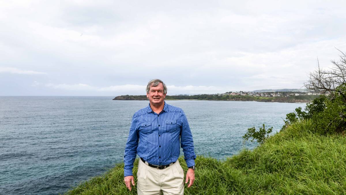 Kiama councillor Mark Way believes a new whale watching platform would be a significant tourism boost for the area. Picture: GEORGIA MATTS