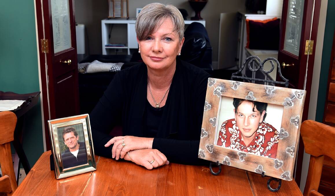 Viv Linnane made the decision to donate her husband Tony and son Luke's organs. PICTURE: LACHLAN BENCE