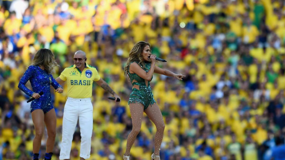 J-LO AND PITBULL KICKS OFF WORLD CUP
Jennifer Lopez and Pitbull are the stars of the opening ceremony in Brazil as the World Cup gets underway.


