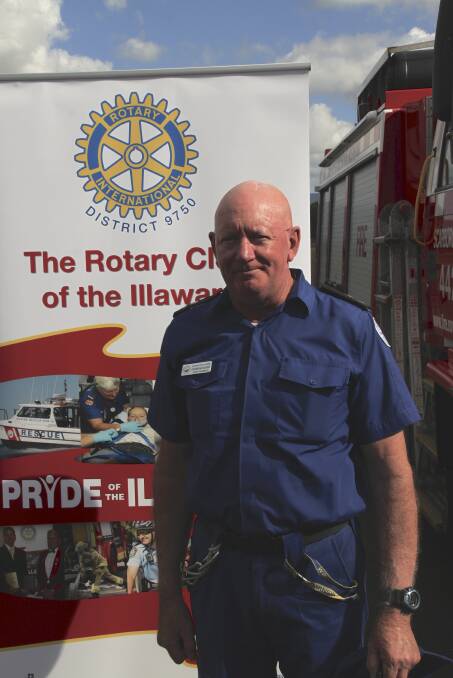 Marine Rescue NSW volunteer Graeme McCrudden won a major award.