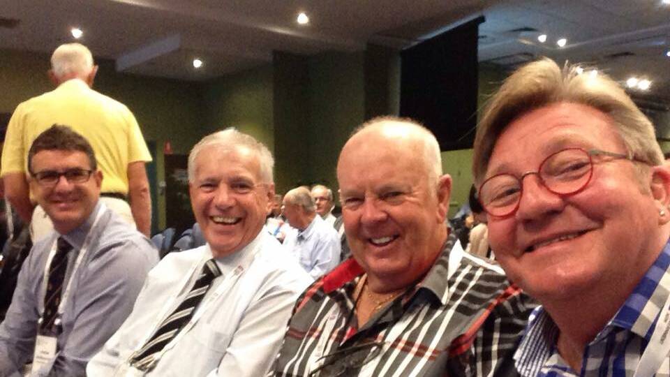Kiama Council's contingent at the NSW Local Government conference - corporate planner/public officer Andrew De Montemas, mayor Brian Petschler  and councillors Warren Steel and Neil Reilly  