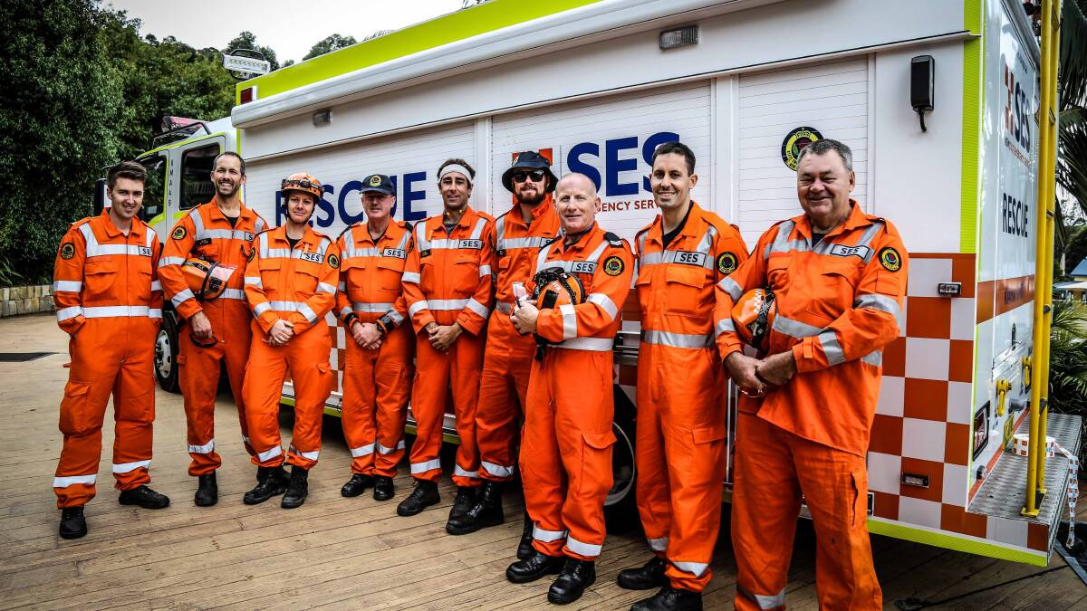 Members of Kiama SES including those who will contest the National rescue Comp title on the weekend.