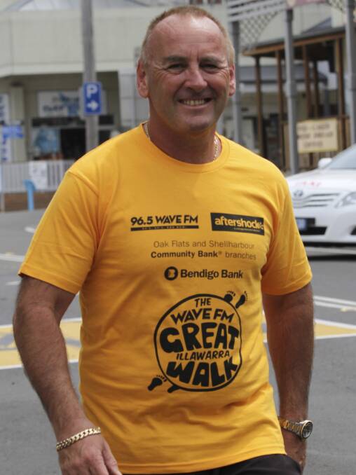 Wave FM Great Illawarra Walk co-founder Chris Lovatt