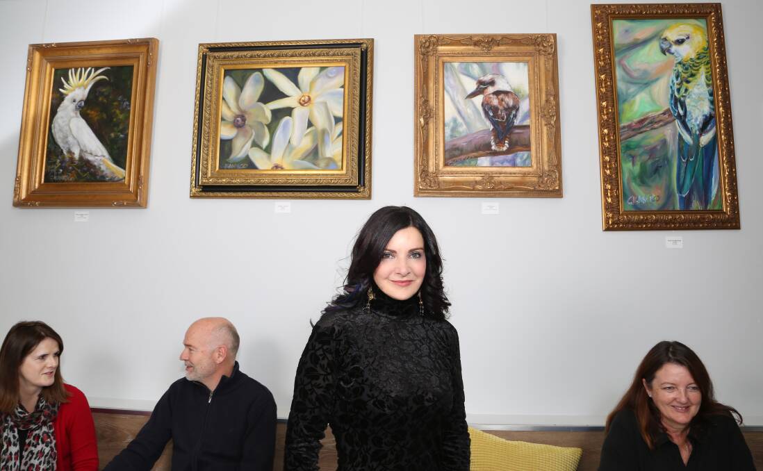 The Concetta Antico exhibition at Minnamurra Cafe gives people a glimpse through the eyes of an artist who sees more colour than anyone else. Picture: Greg Ellis
