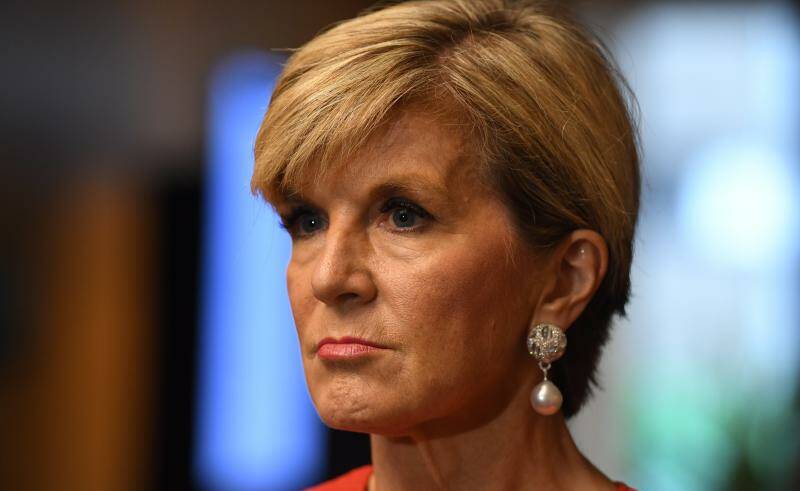 Foreign Minister Julie Bishop. Picture: Louise Kennerley