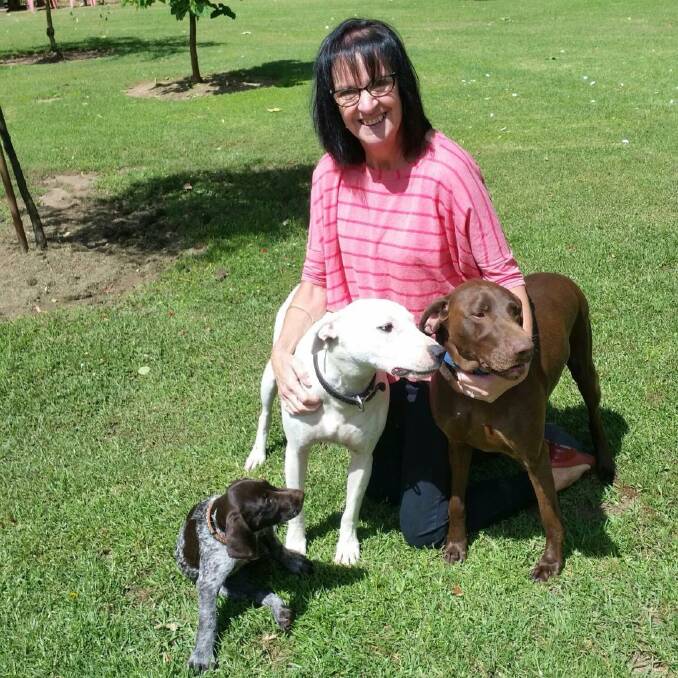 MISSED: Roberta "Bobbie" Brown, pictured with her dogs. 