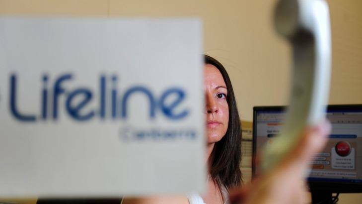 Lifeline has added "2016 Marriage Equality Plebiscite" to its list of call categories. Photo: Melissa Adams 