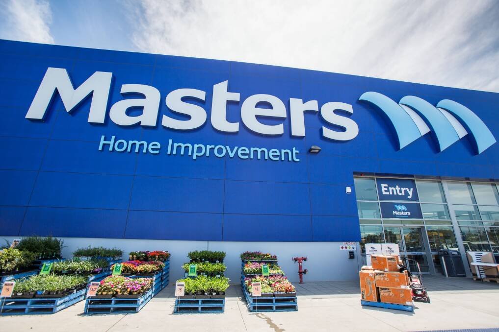 Masters stores, including one at Albion Park Rail, will close on or before December 11.  Picture: Glenn Hunt