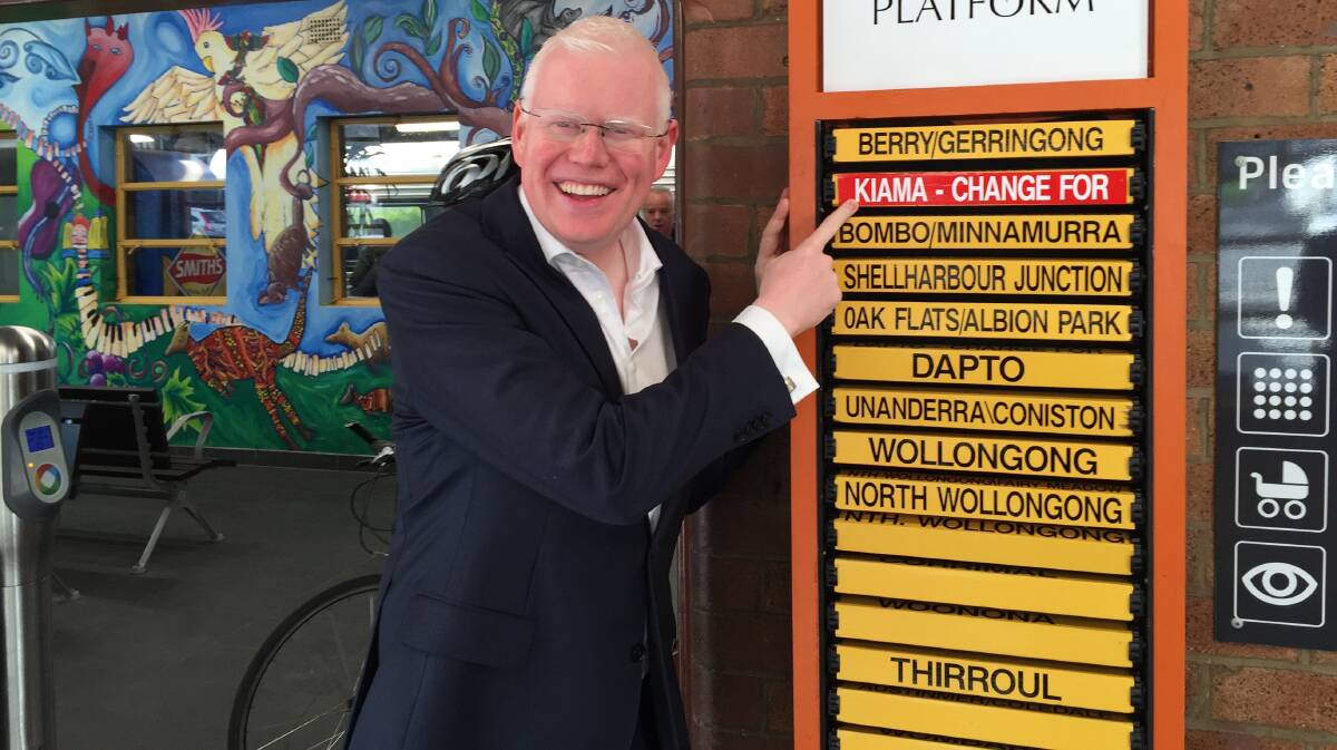 Gareth Ward is taking up the fight to get better rail services for the region.