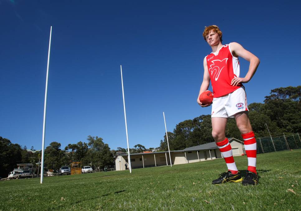 Rising AFL star Lachlan Kirk had a successful time at the Joss State zone trials held at Albury last week. Picture: DYLAN ROBINSON