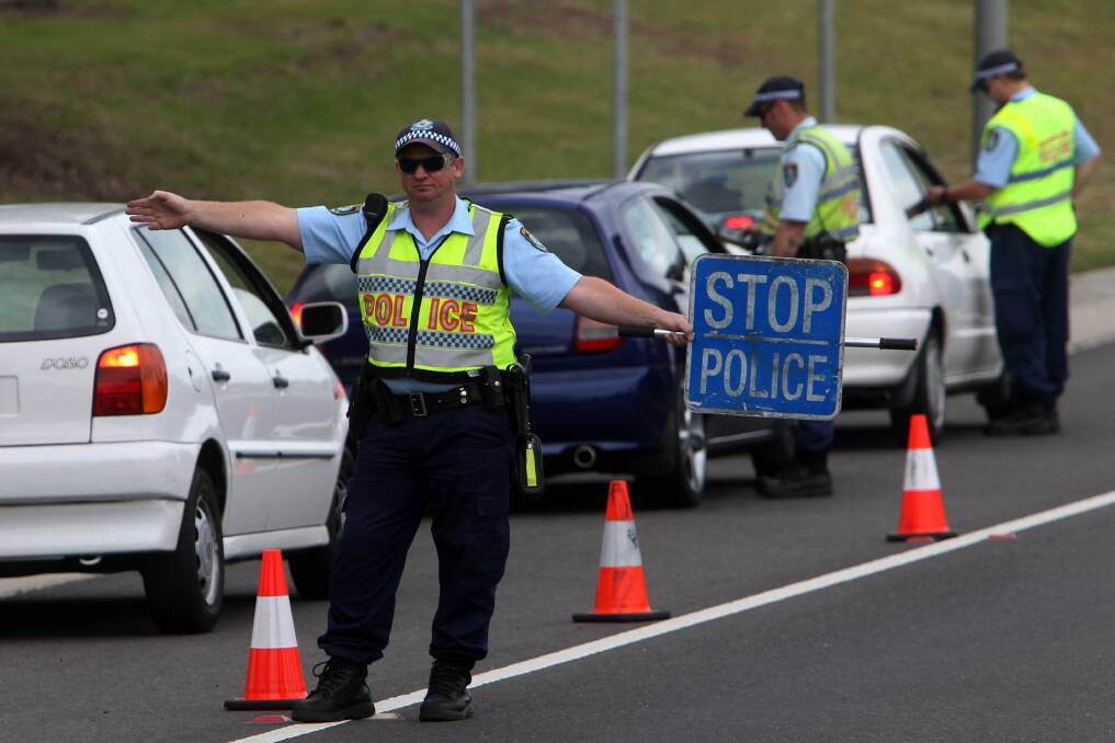 Police from the Lake Illawarra Highway Patrol conducted about 800 breath tests during the new year period. Picture: GREG TOTMAN