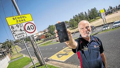 Kiama's John Wall has been integral in the development of a new driver safety smartphone app. It is available free from the App Store. Picture: DYLAN ROBINSON