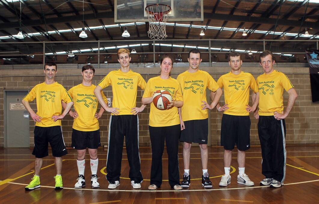 Seven Illawarra players have made the Australian squad for the Special Olympics Asia Pacific Games: West McKinnon (left), Timothy Walsh, Shane Monks, Tahlia Henson, Neb Stanojlovic, Grant Francis and Dane Pritchard. Picture: ANDY ZAKELI