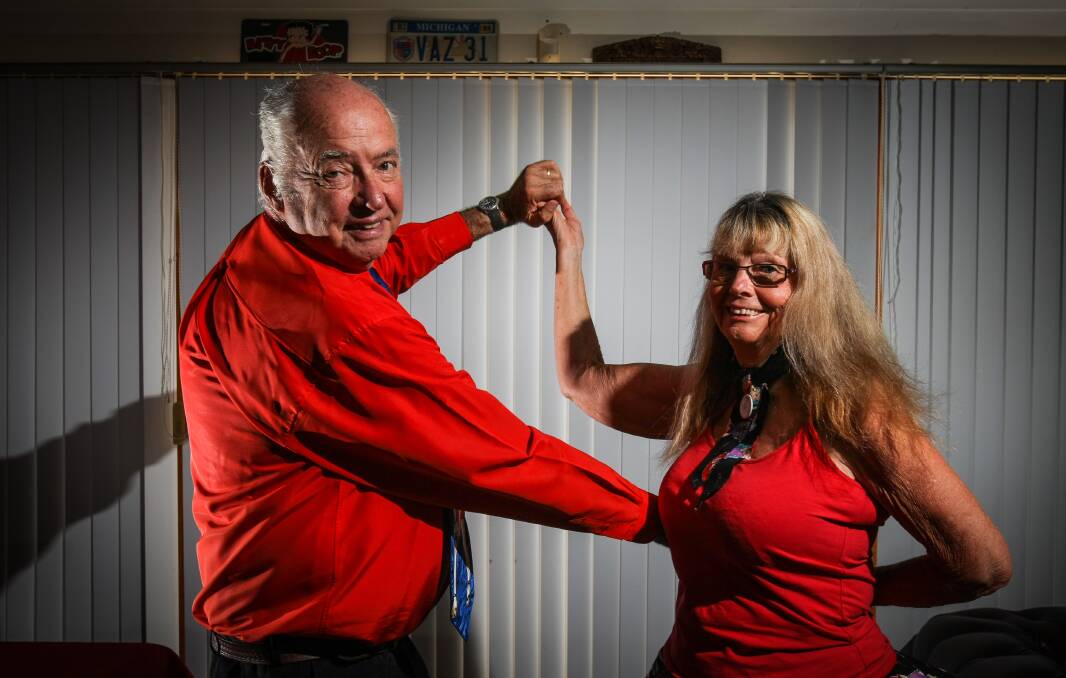 Bill Carey, pictured with his wife, Margaret, is starting a group to better organise rock'n'roll dances in the Illawarra. Picture: DYLAN ROBINSON