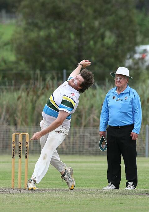 Gerringong-Jamberoo opening bowler Travis McMahon, who produced a magnificent spell of 5/14 off 17.2 overs. Picture: PAUL JONES