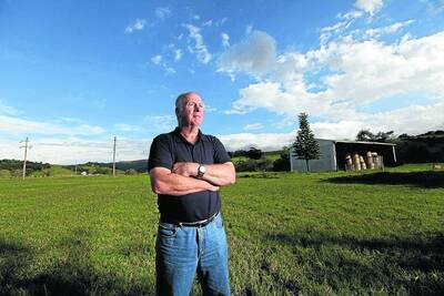 Jamberoo s Gary Marks owns land near Jerrara Dam and is against decommissioning Jerrara Dam. 				       Picture: DYLAN ROBINSON