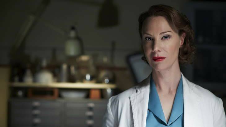 Female voice: Belinda McClory as Dr Alice Harvey in <i>The Doctor Blake Mysteries</i>.