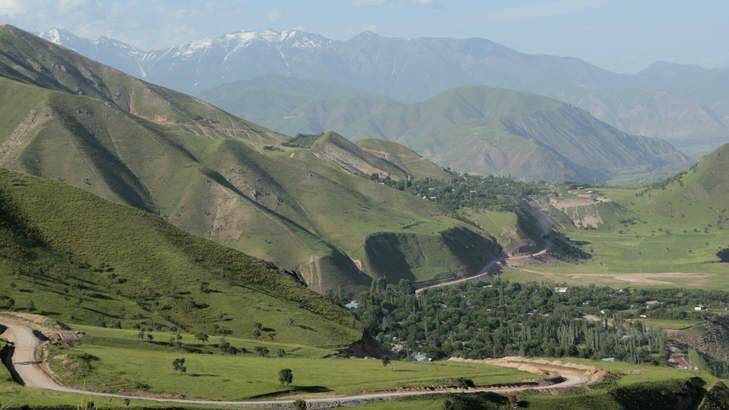 Tajikistan's spectacular mountains start here. Photo: Jaime Lafferty