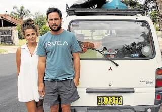 Kara Mack and Matt McBain had the contents of their van stolen while they swam at the Blowhole Rock Pool.