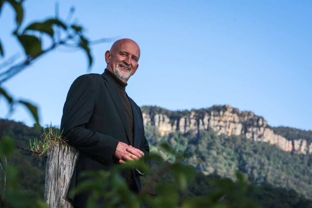 Jim McCallum from the Albion Park Chamber of Commerce, which has lodged an expression of interest for funding to develop the Illawarra Escarpment Walking Track - Macquarie Pass Section. Picture: DYLAN ROBINSON