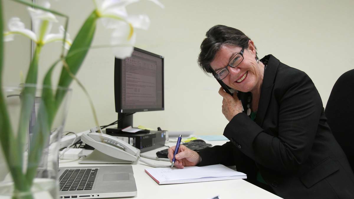Cathy McGowan has opened her new office in Indi and is ready to receive constituents. PHOTO: Mark Jesser/The Border Mail.