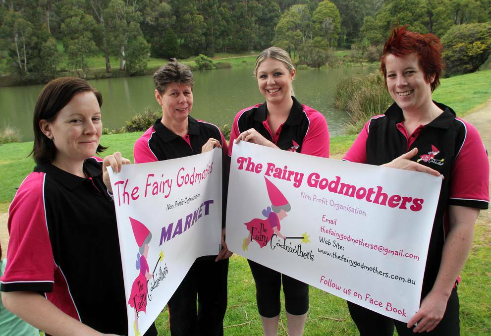Not-for-profit organisation Fairy Godmothers’ are raising funds to purchase a cuddle cot for the North West Private Hospital maternity ward. Pictured are committee members (from left) Morgan Herbert, Katrina Tabart, Jessica Tabart and Anthea O’Halloran. PHOTO: Stuart Wilson/The Advocate.