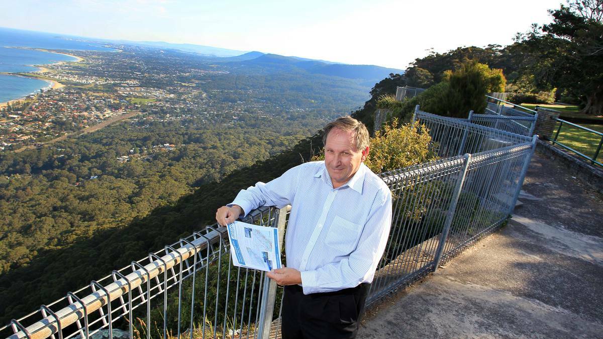 The Wollongong City Council will vote on whether to set up a dedicated walking track from Otford to Mount Kembla. PHOTO: Orlando Chiodo.