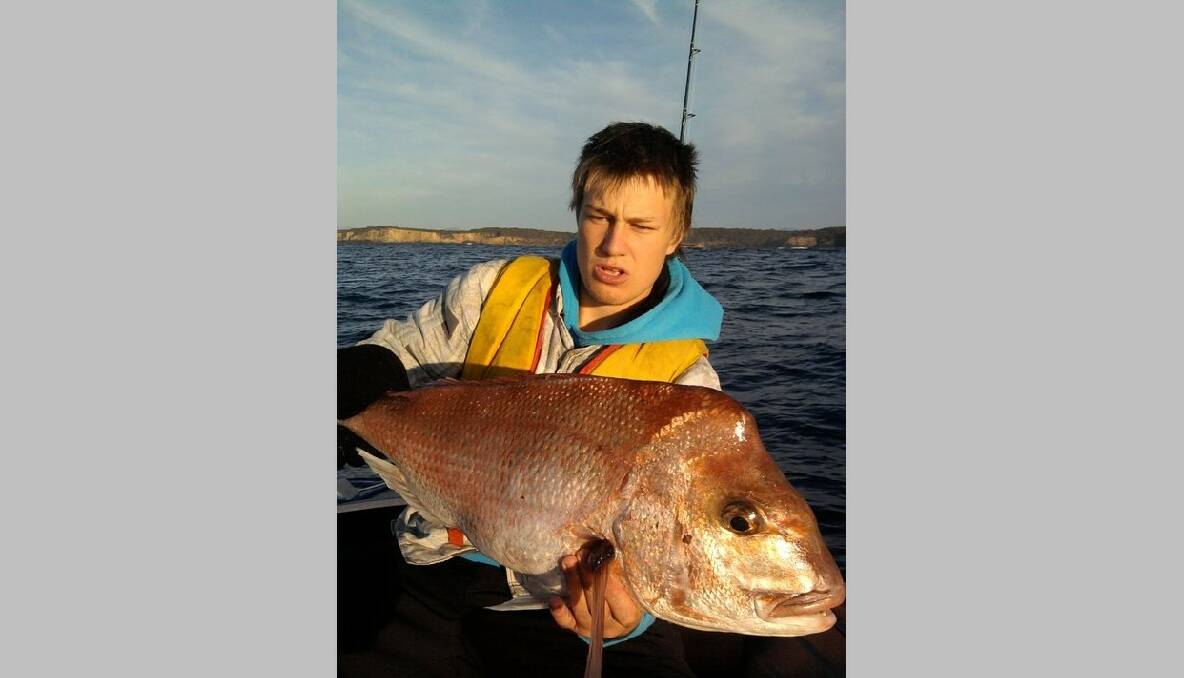 BAY SNAPPER: Jack Martin got this great snapper fishing in the Batemans Bay region last Saturday.  22/1/14