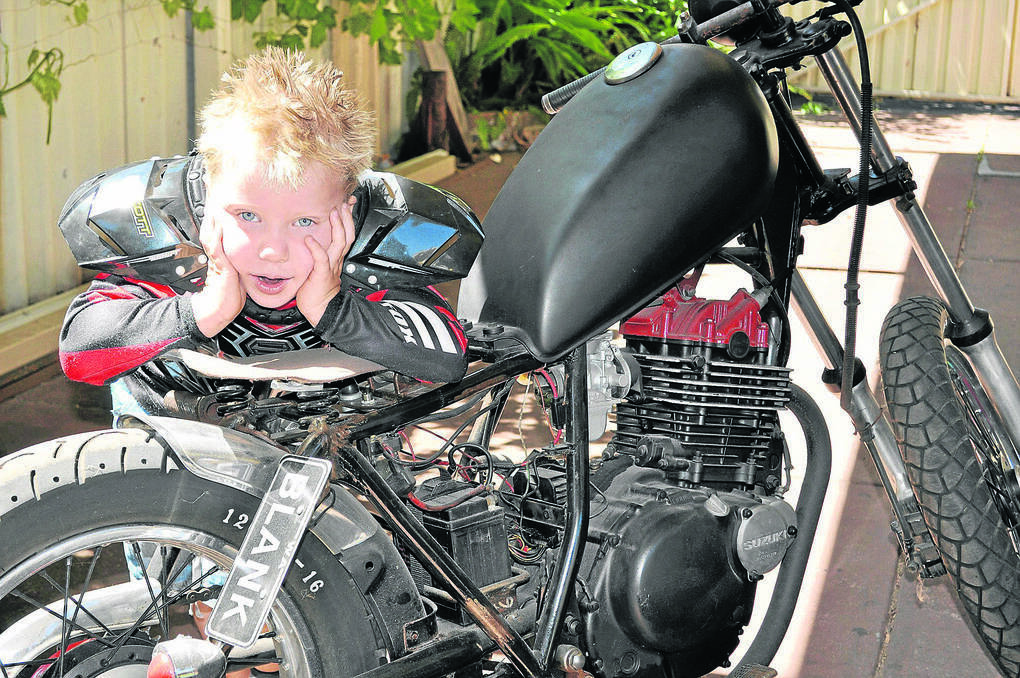 MUNDURAH: Max McLeod had his child-sized motorbike stolen on Monday night. He wants it back.