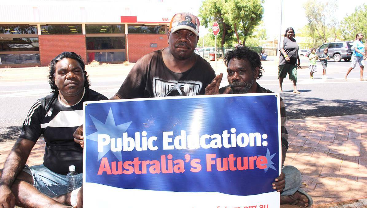 TENNANT CREEK: A Teachers' strike in Tennant Creek turned into a community affair, demonstrating strong support for the protest against funding and jobs cuts.
