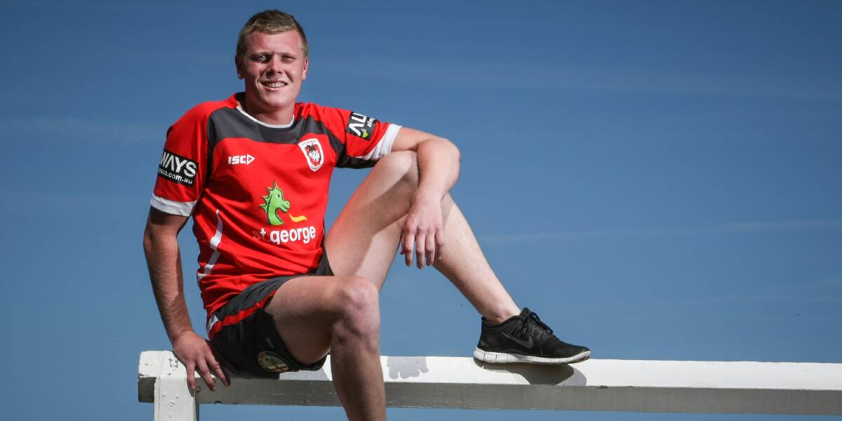 St George Illawarra Dragons' Drew Hutchison, who was selected in the NSW under-20 Pathway to Origin squad last week. Picture: DYLAN ROBINSON